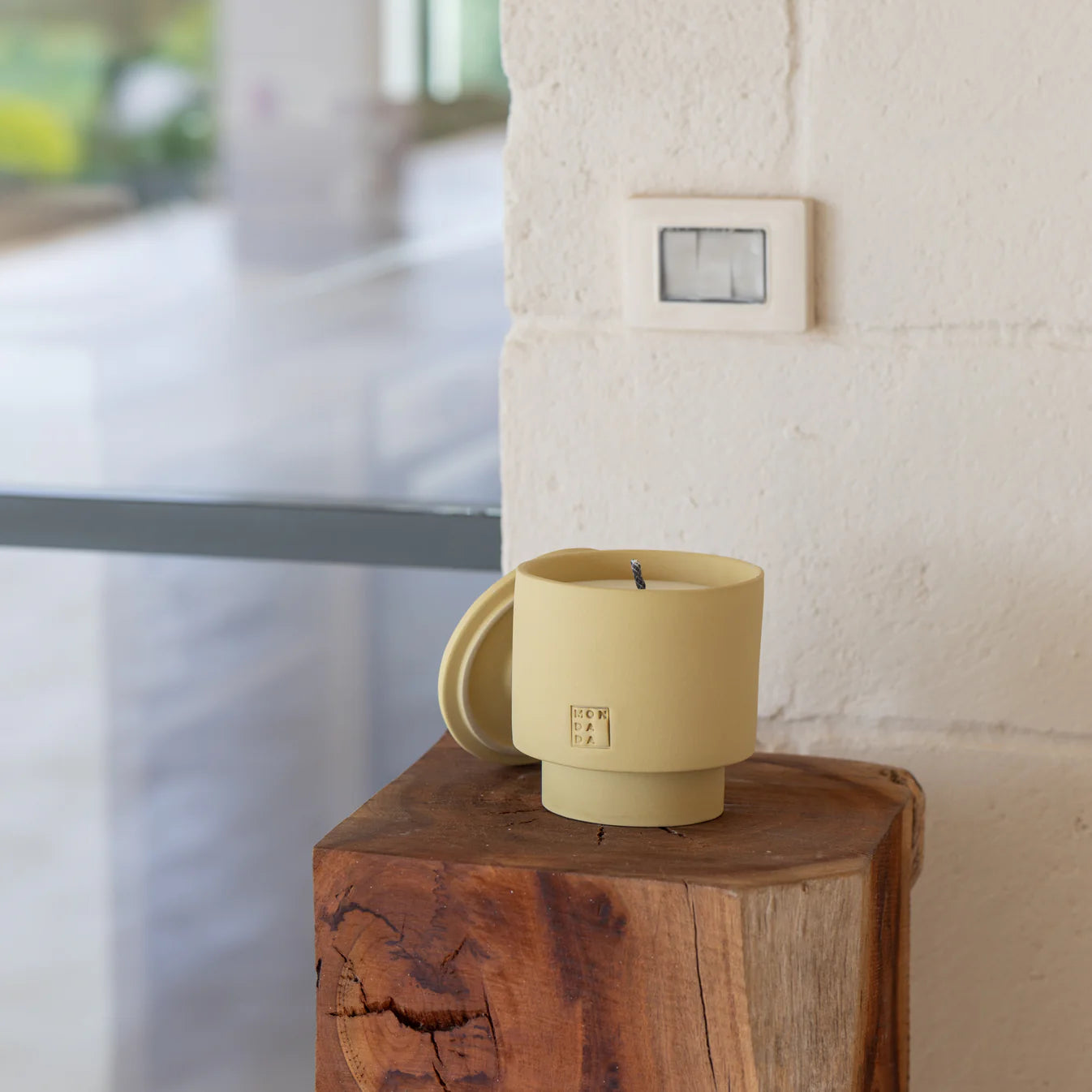 June Outdoor Candle ONE + lid - Sahara