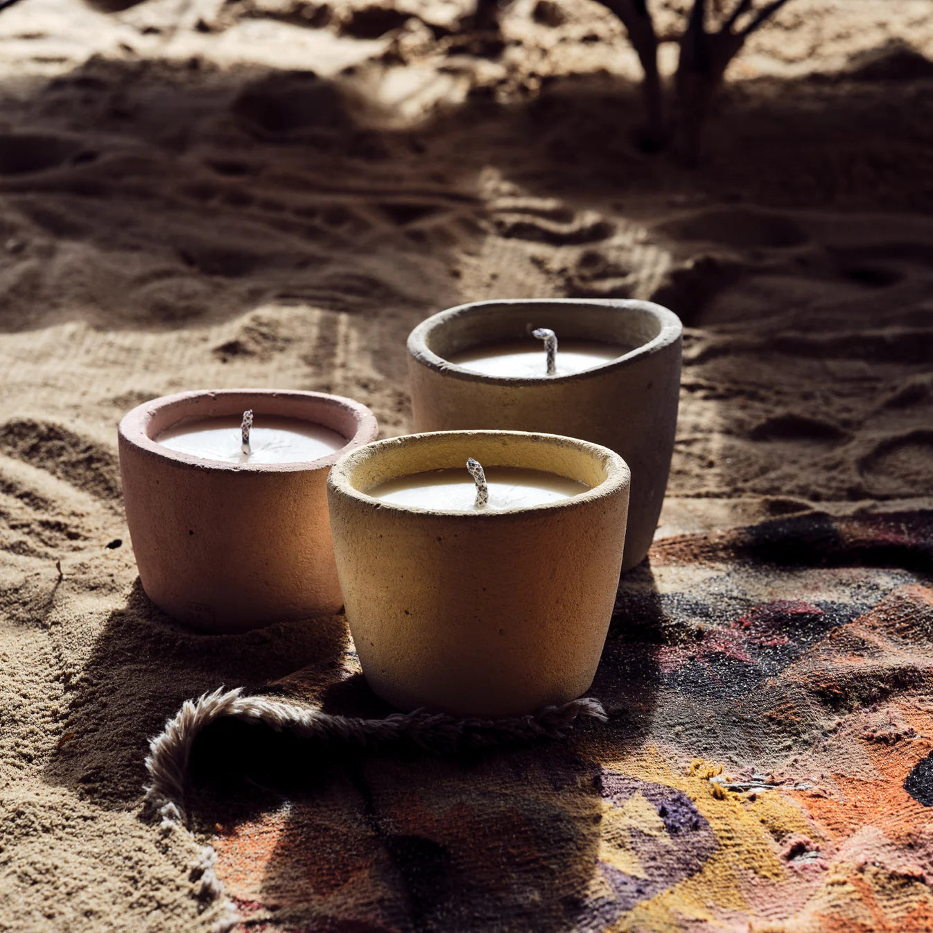 Urban Outdoor Garden Candle Large + lid - Desert