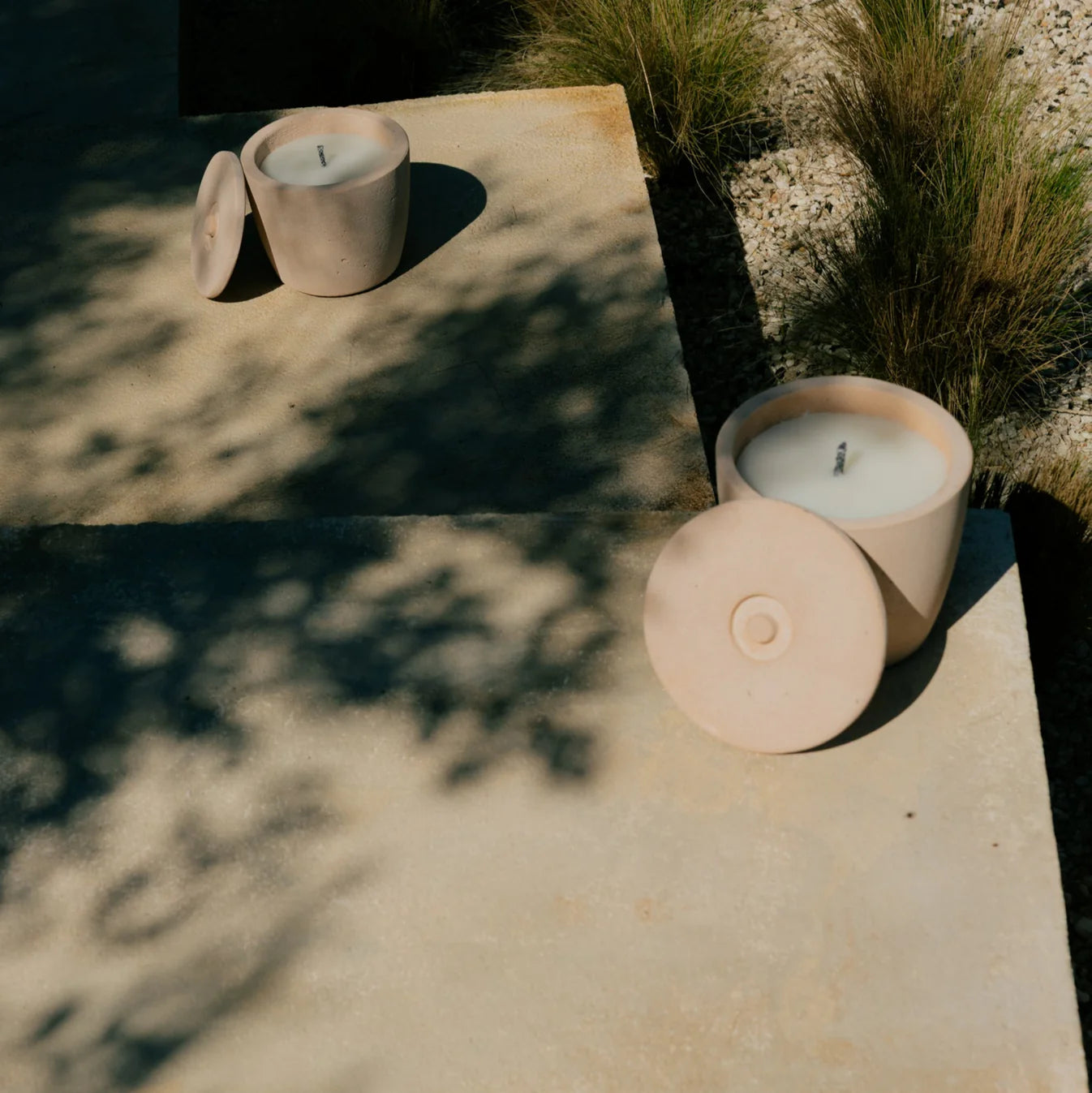 Urban Outdoor Garden Candle Small + lid - Blush