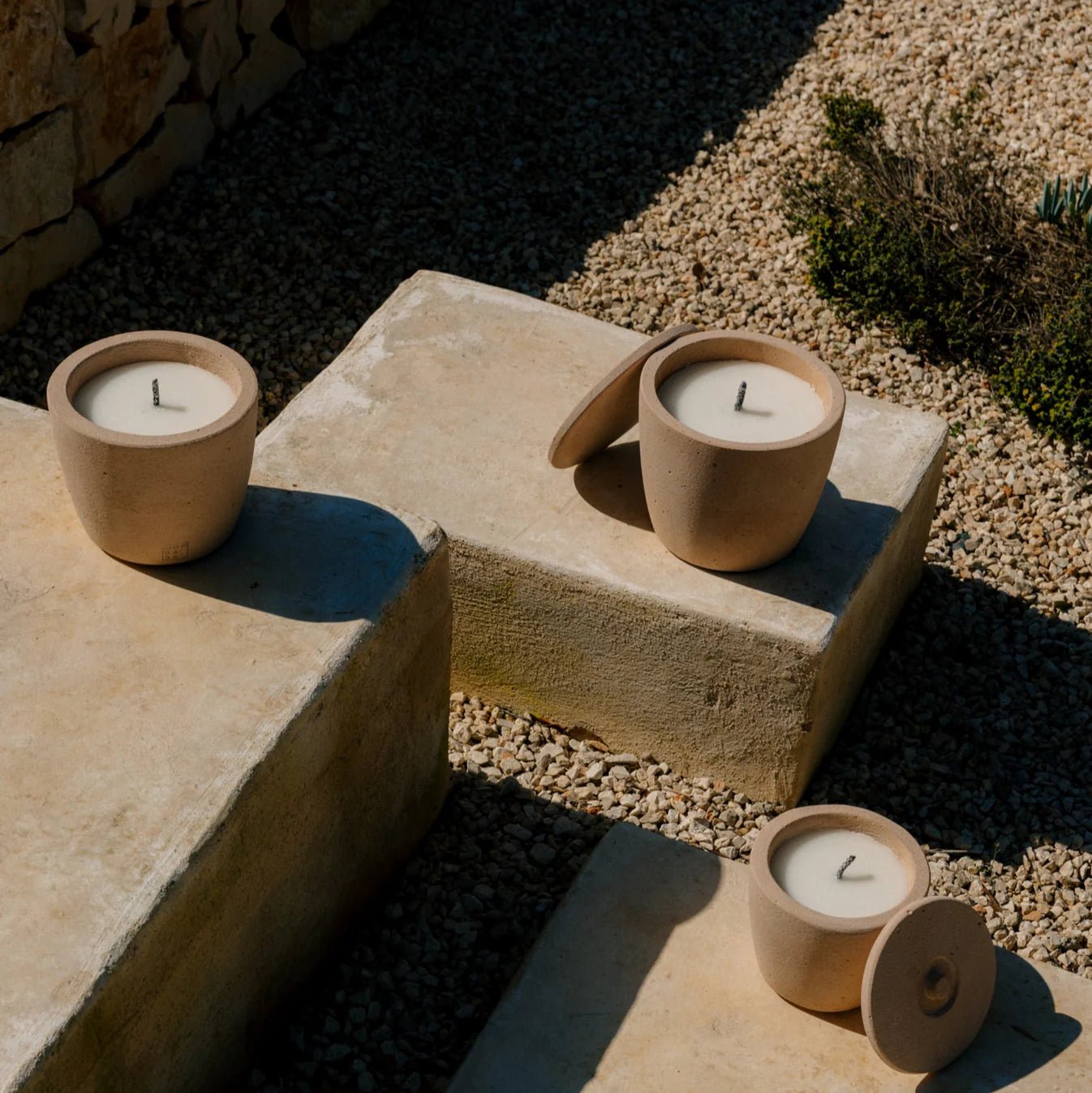 Urban Outdoor Garden Candle Small + lid - Blush