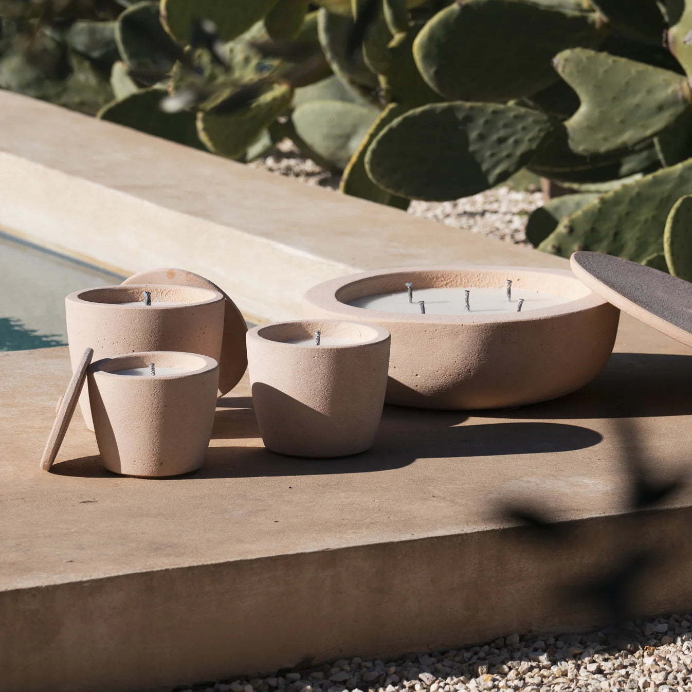 Garden Candle XL + lid - Blush