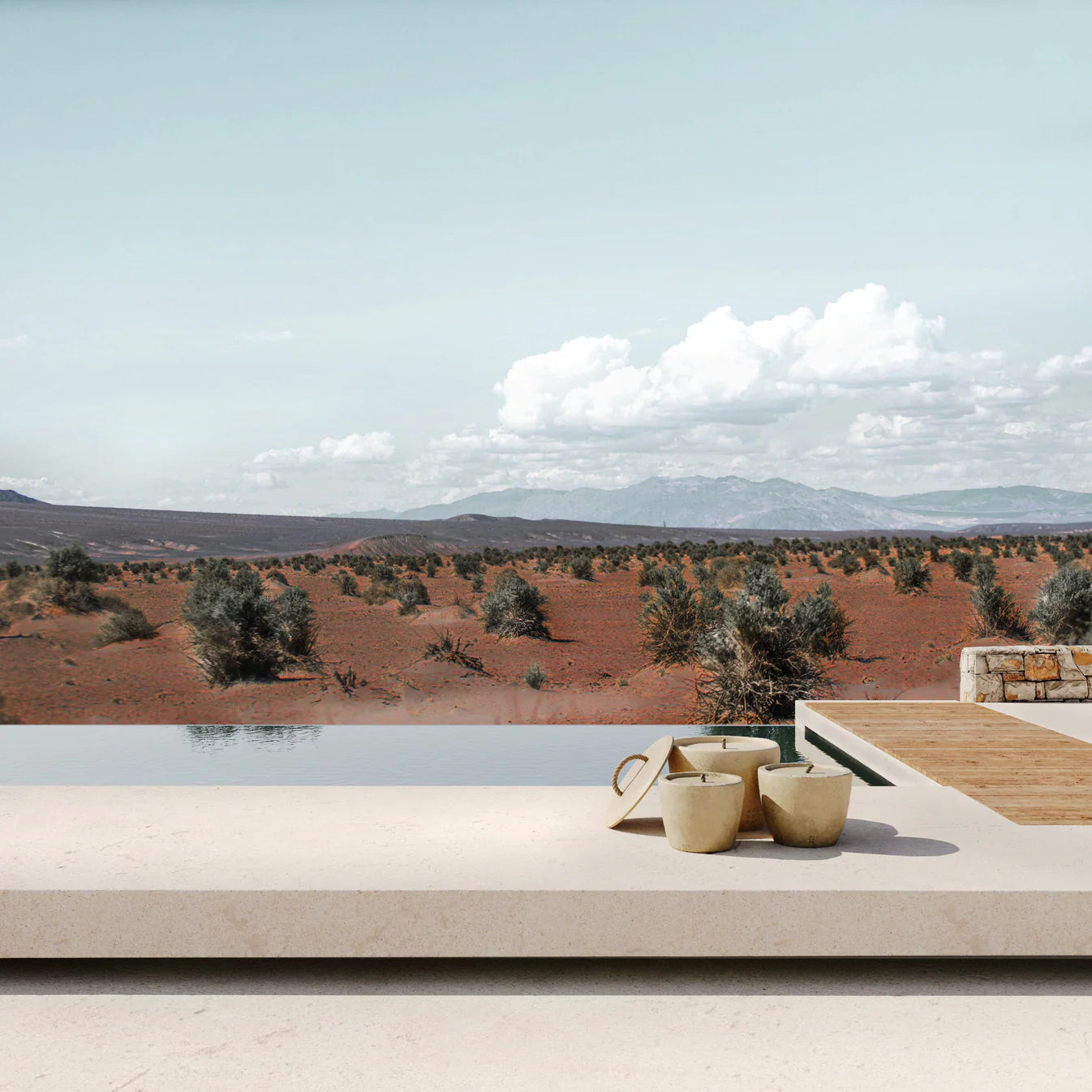 Garden Candle XL + lid - Desert