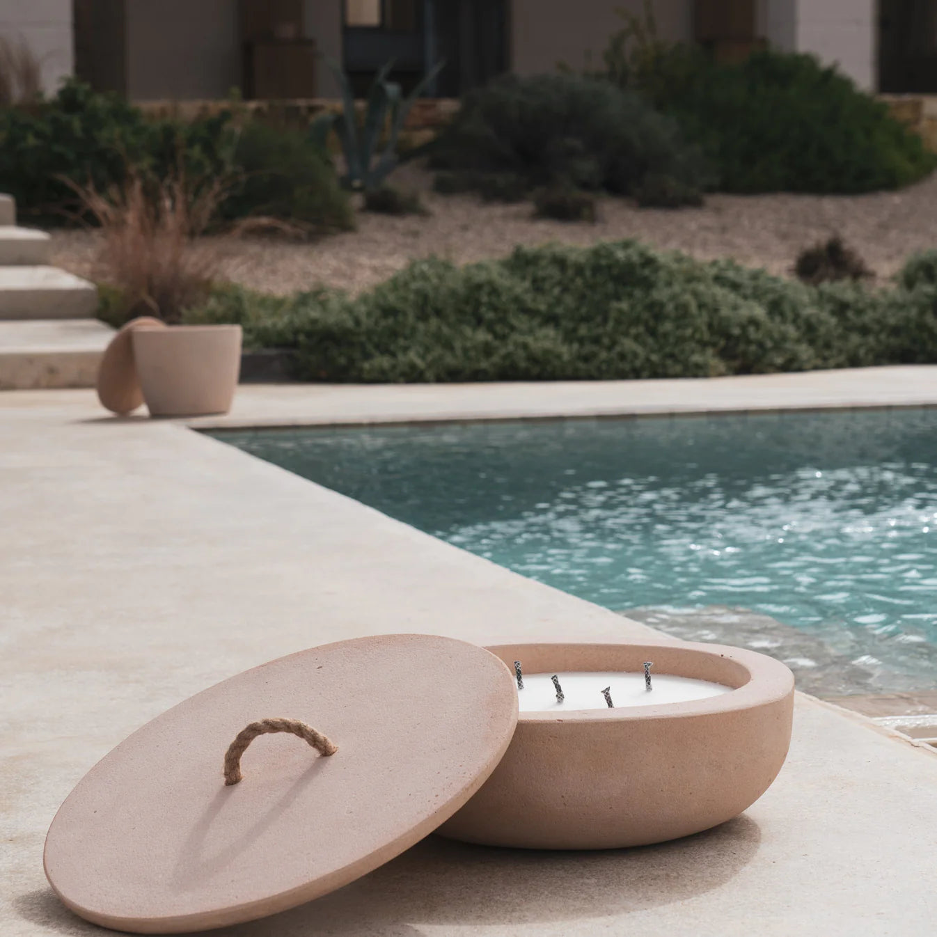 Garden Candle XXXL + lid - Blush